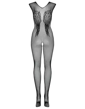 גרביון גוף רשת שלם עם מפשעון חשוף N112