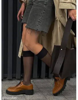 2 זוגות גרבי ברך בעובי בנוני 40 דנייר