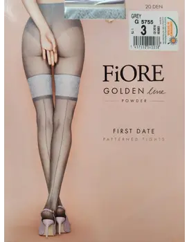 גרביונים פנטזיה אופנתי דגם  FIORE FIRST DAY​ GOLDEN LINE 5755