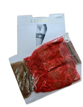 ירכונים עם סיליקון  13 דניר WHISPER, צבע: גוף/אדום,  מידה: S