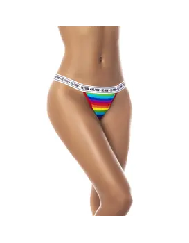 תחתון חוטיני סקסי 123B HE/HIM, צבע: קשת,  מידה: S-M