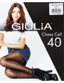 גרביונים מעוצבים 40 דנייר CHESS CELL 40 N1