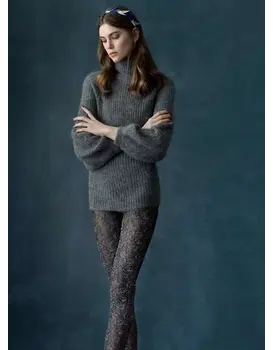 גרביונים מדוגמים 40 דיינר JULIET 5805, צבע: גרפיט,  מידה: 2