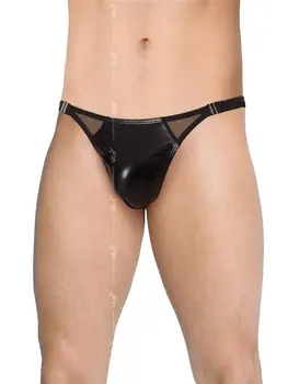 תחתון חוטיני דמוי עור סקסי לגבר 4518 SOFTLINE