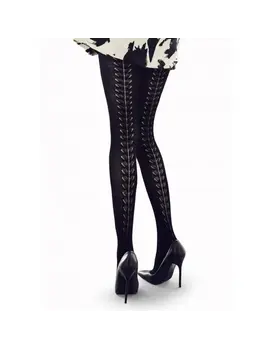 גרביונים מעוצבים מכותנה 120 דנייר MARILYN SOPHIA E08