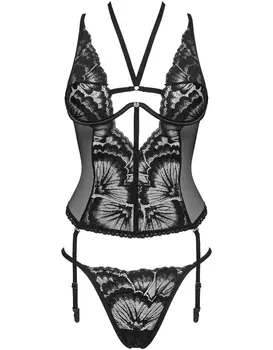 סט מחוך ותחתון חוטיני דגם  OBSESSIVE ALESSYA 