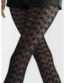 גרביונים מעוצבים  מויסקוזה 120 דנייר SOPHIA 874, צבע: שחור,  מידה: S-M