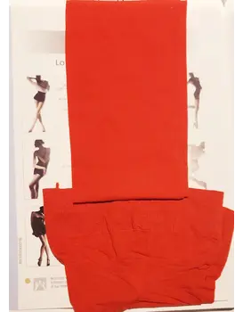 גרביון קלאסי דק 15 דנייר VELOUR  אדום