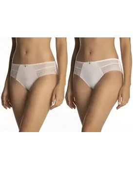 מארז של 2 תחתונים ויסקוזה  עם תחרה  1342, צבע: מיקס,  מידה: S-2