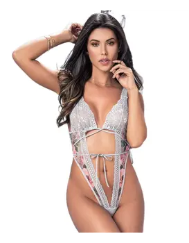 בגד גוף חוטיני דגם 8350, צבע: צבעוני,  מידה: M-L