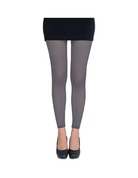 גרביון טייץ בד עבה ללא רגל  120 דנייר, צבע: אפור,  מידה: L-XL