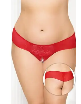 תחתונים סקסיים דגם 2433, צבע: אדום,  מידה: 3XL