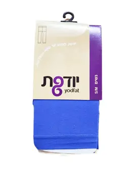 גרביון טייץ דק ללא רגל, צבע: כחול,  מידה: S-M