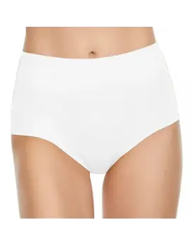 תחתוני כותנה ללא תפר גזרה גבוהה 8011, צבע: לבן,  מידה: M-3