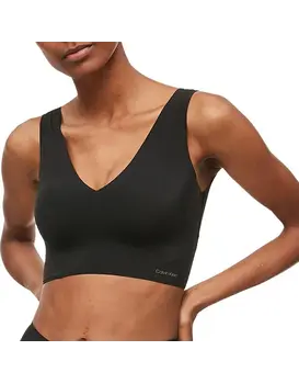 חזיה ללא תפר | גוזיית קלווין קליין |  QF4708, צבע: שחור,  מידה: XS