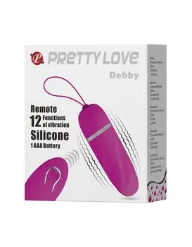 ביצת רטט וחסינה למים עם שלט שליטה