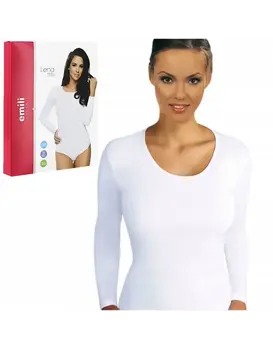 חולצה עם צווארון עגול ושרוולים ארוכים