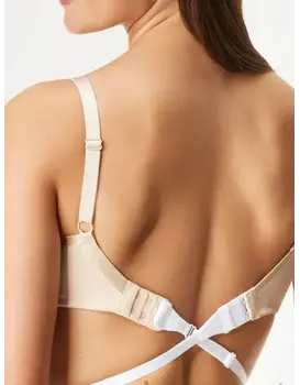 מאריך חזייה לגב חשוף BA-05, צבע: לבן,  מידה: ONE SIZE