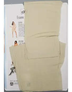 גרביון קלאסי דק 15 דנייר VELOUR, צבע: שמנת,  מידה: S-2