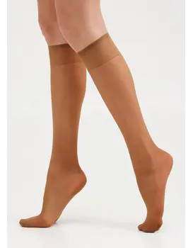 2 זוגות גרבי ברך 40 דנייר MAREA 40, צבע: CARAMEL,  מידה: ONE SIZE