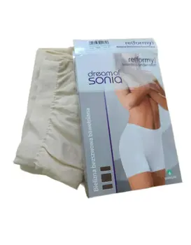 תחתון עם רגל | מכנסון | פנטלון | ללא תפרים | כותנה, צבע: גוף,  מידה: M