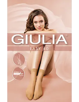 2 זוגות גרבי קרסול 40 דנייר EASY 40, צבע: CARAMEL,  מידה: ONE SIZE