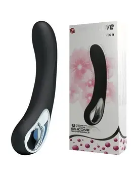 ויברטור חדיש מסיליקון רפואי עם ידית אחיזה, נטען עם 12 רמות רטט ALSTON