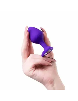 פלאג אנאלי למתחילים מסיליקון רפואי 7 ס"מ | Diamond Heart