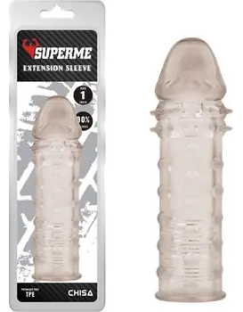 תותב שרוול מאריך ומעבה את איבר המין גומי גמיש ביותר