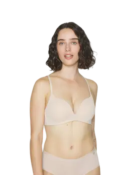 סלוגי | חזייה מרופדת ללא עצם | HAPPY MICRO P, צבע: גוף,  מידה: M