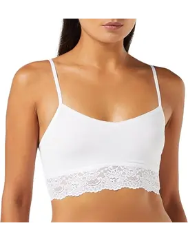 ברלט כותנה עם תחרה של Sloggi's Romance