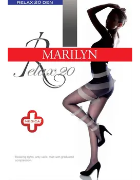 גרביון לחץ  מט 20 דנייר RELAX 20, צבע: בזי,  מידה: S-2