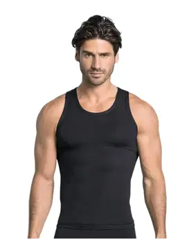 גופיית חיטוב מקצועית לגבר 035013, צבע: שחור,  מידה: S