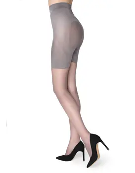 גרביון מחטב ומעצב את הגוף 20 דנייר PLUS UP 20, צבע: אפור,  מידה: S-2