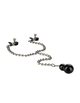 מהדקי פטמות | שרשרת ומשקל ייחודי | Nipple Play Weighted Dual Tier Nipple Clamps