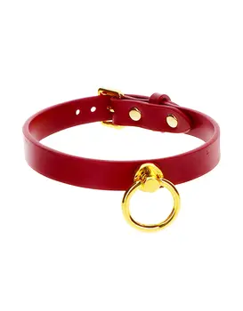 קולר דמוי עור לצוואר אקסקלוסיבי | BDSM | TABOOM