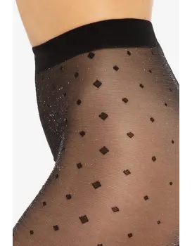 גרביונים מדוגמים 20 דנייר | SILVER PARTY WZ.14