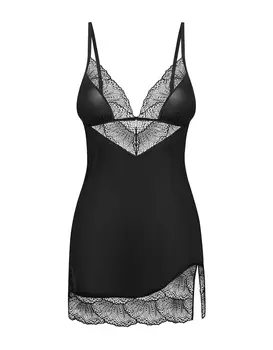 כותונת וחוטיני תואם LOBELLIS, צבע: שחור,  מידה: XS-S