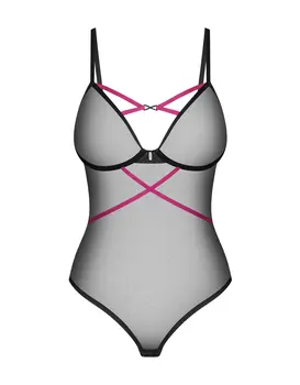 בגד גוף סקסי NOVENES, צבע: שחור,  מידה: XS-S