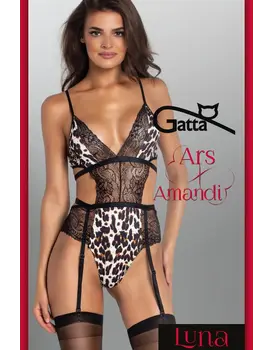 בגד גוף סקסי  Luna Ars Armandi, צבע: שחור,  מידה: 2XL