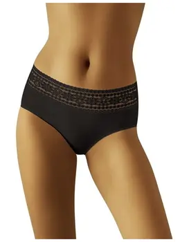 תחתון ​​כותנה אורגנית עם תחרה