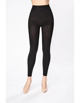 טייץ כותנה | COTTON 120 | 120 den |, צבע: שחור,  מידה: 1-2