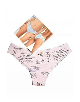 תחתוני כותנה ברזילאים  6211, צבע: ורוד,  מידה: S-2