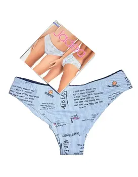 תחתוני כותנה ברזילאים  6211, צבע: כחול,  מידה: S-2