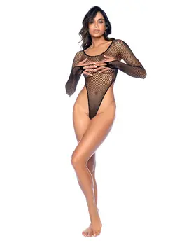 בגד גוף רשת עם שרוול ארוך 1119