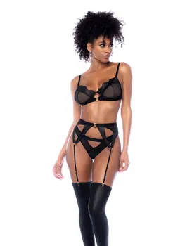 סט הלבשה תחתונה סקסית 3 חלקים  2767