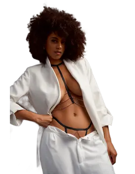 סט טופ וחוטיני | שרשראות זהב ורוד 2777 MAPALE