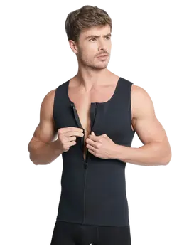 ווסט | גופיית חיטוב מקצועית לגבר  035027, צבע: שחור,  מידה: 2XL