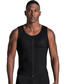 ווסט | גופיית חיטוב מקצועית לגבר למידות גדולות 035000, צבע: שחור,  מידה: 4XL