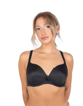 טריומף חזייה מרופדת חלקה PERFECTLY SOFT WHP, צבע: שחור,  מידה: 75C